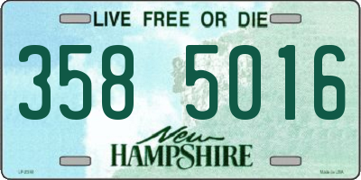 NH license plate 3585016