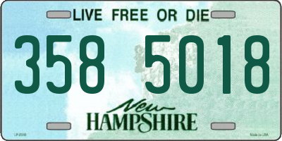 NH license plate 3585018