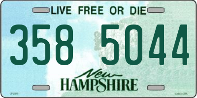 NH license plate 3585044