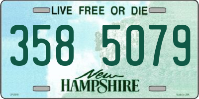 NH license plate 3585079