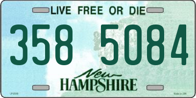 NH license plate 3585084