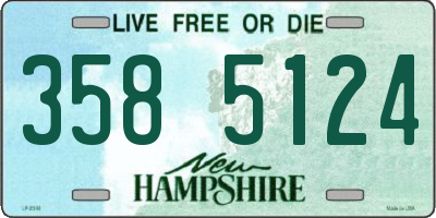 NH license plate 3585124