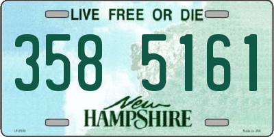 NH license plate 3585161