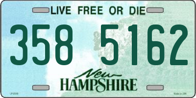 NH license plate 3585162