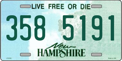 NH license plate 3585191