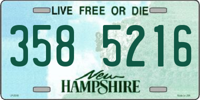 NH license plate 3585216