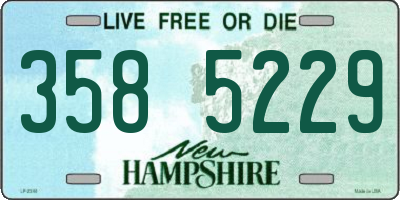 NH license plate 3585229