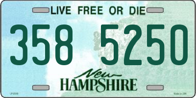 NH license plate 3585250