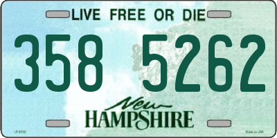 NH license plate 3585262