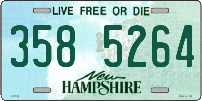 NH license plate 3585264