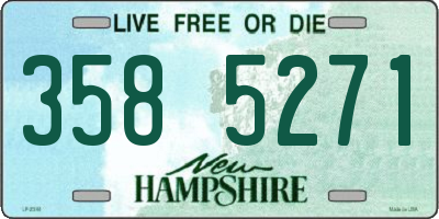 NH license plate 3585271