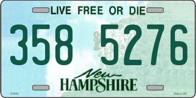 NH license plate 3585276
