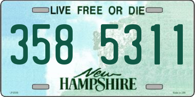 NH license plate 3585311