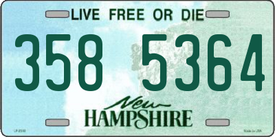 NH license plate 3585364