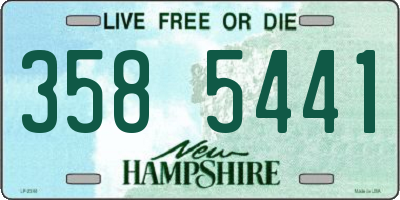 NH license plate 3585441