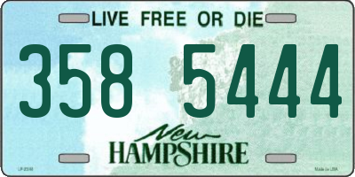 NH license plate 3585444