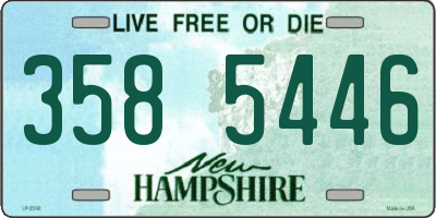 NH license plate 3585446