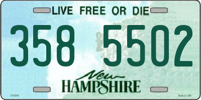 NH license plate 3585502