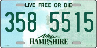 NH license plate 3585515