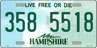 NH license plate 3585518
