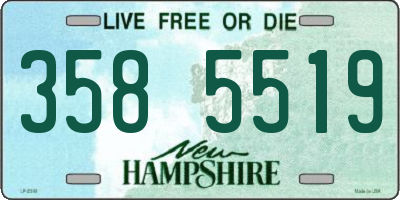 NH license plate 3585519