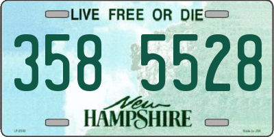 NH license plate 3585528