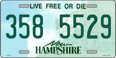 NH license plate 3585529
