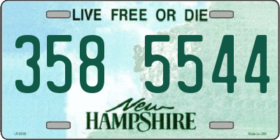 NH license plate 3585544