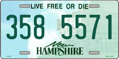 NH license plate 3585571