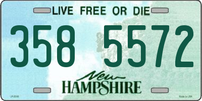 NH license plate 3585572
