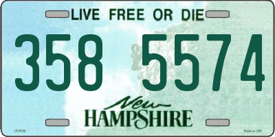 NH license plate 3585574