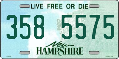 NH license plate 3585575