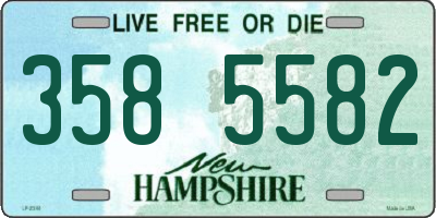 NH license plate 3585582
