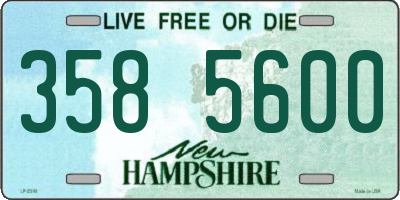 NH license plate 3585600