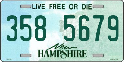 NH license plate 3585679