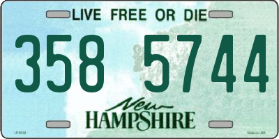 NH license plate 3585744