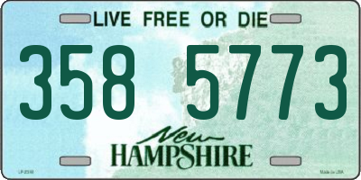 NH license plate 3585773
