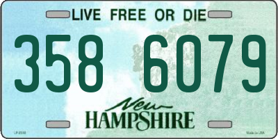 NH license plate 3586079