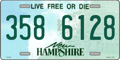 NH license plate 3586128