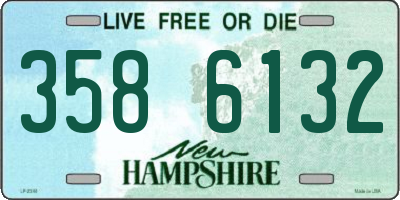 NH license plate 3586132