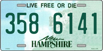 NH license plate 3586141