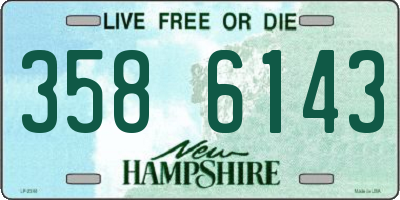 NH license plate 3586143
