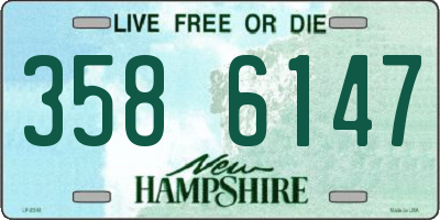 NH license plate 3586147