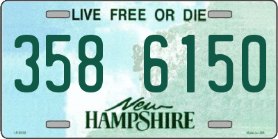 NH license plate 3586150