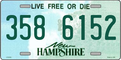 NH license plate 3586152