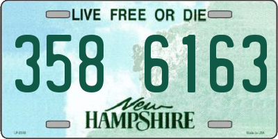 NH license plate 3586163