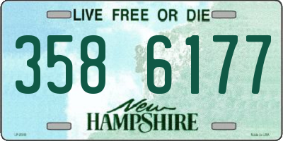 NH license plate 3586177
