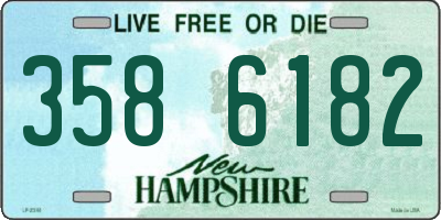 NH license plate 3586182