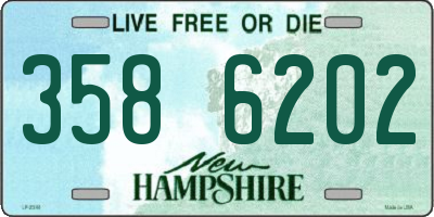 NH license plate 3586202