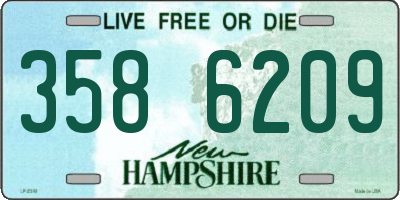 NH license plate 3586209